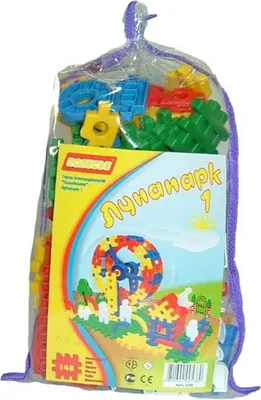 Produktbild von Polesie 5380 "Luna Park" Ziegelsteine 1.148 Stück in einer Tüte
