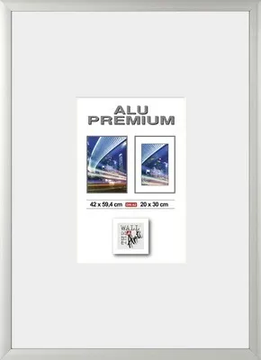 Produktbild von Bilderrahmen Alu Quattro silber 42x59,4 cm (DIN A2)