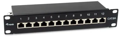 Obrázek produktu pro Equip 326623, 10GBase-T, 10 Gigabit Ethernet, 10000 Mbit/s, RJ-45, Cat6a, Černá