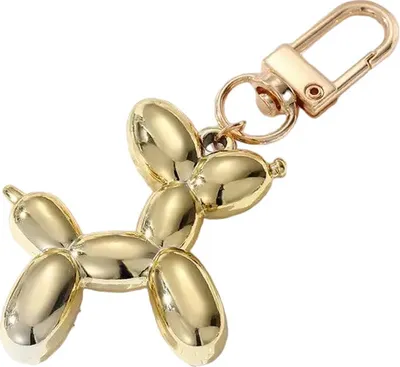 Produktbild von Dog Schlüsselanhänger - Goldener Ballonhund KP30481
