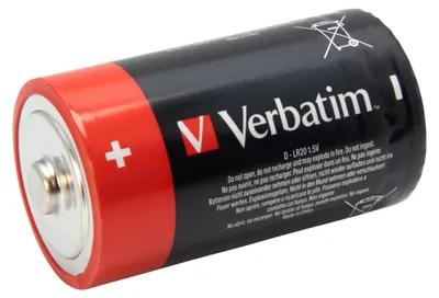 Productafbeelding van Verbatim 49923, 1x2, Verbatim Alkaline batterij, Mono D, LR 20. 49923