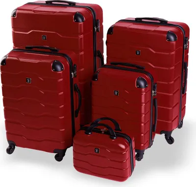 Produktbild von Reisekoffer BERTOO Firenze - rot Set 5 in 1