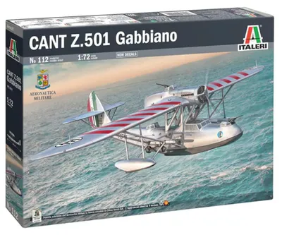 Productafbeelding van Italeri CANT. Z. 501, modelvliegtuig, bouwpakket, 1:72, CANT. Z. 501, plastic, Tweede Wereldoorlog