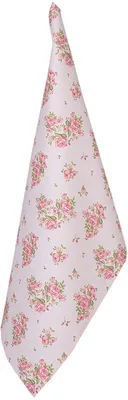 Immagine prodotto di Strofinaccio da cucina in cotone, motivo a rose, 50x70 cm, rosa, Clayre & Eef, modello SWR42-1