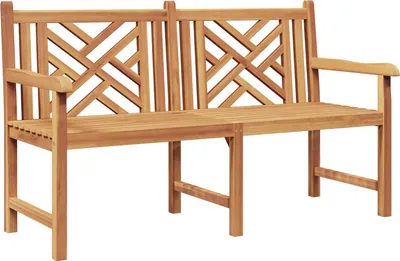 Image de Banc de jardin 150 x 60 x 90 cm Bois de teck massif