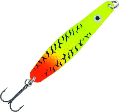 Produktbild von Dega Jumper Lars Hansen Meerforellenblinker 25g gelb/fluo rot/getigert