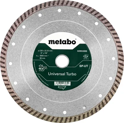 Obrázok produktu pre Metabo 628554000, Betón, Pieskovec, Kachlička, 23 cm, 2,22 cm, 6600 ot/min, Metabo, 1 kusov