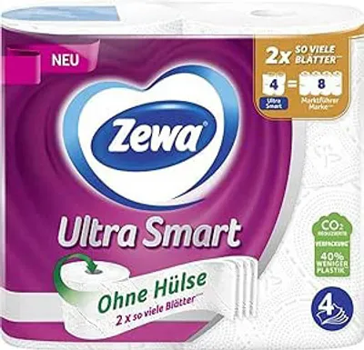 Obrázok produktu pre Zewa 499006 Zewa Toilettenpapier Ultra Smart 4-lagig, 4 Rollen