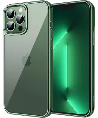 Produktbild von Hülle für iPhone 13 Pro 6,1 Zoll, Alpingrün, Stoßfest, Transparent