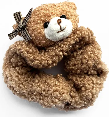 Image de Chouchou classique en peluche, adorable look ourson en beige