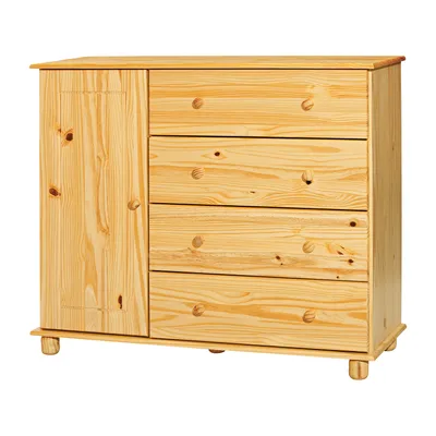 Obrázek produktu pro Prádelník 4 zásuvky + 1 dvířka 8016