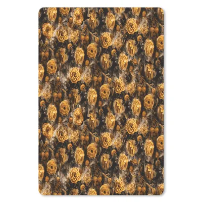 Produktbild von MuchoWow® Mauspad Mousepad Rosen - Aquarell - Gelb 40x60 cm - Mousepads - Maus Mat - Pad - Mausunterlage - Schreibtisch Accesoire