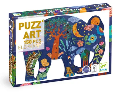 Immagine prodotto di Puzzle Puzz'Art Elefante, Djeco