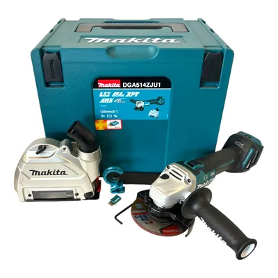 Produktbild von Makita DGA 514 ZJU1 Akku Winkelschleifer 18 V 125 mm Brushless + Makpac - ohne Akku, ohne Ladegerät