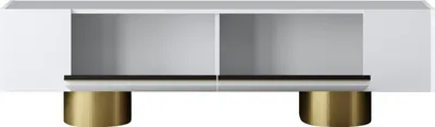 Produktbild von Skye Decor, Bohem - White, Gold, TV-Schränke, Weiß, 180 x 50 x 30 cm