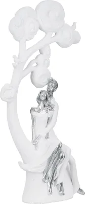 Produktbild von Casablanca by Gilde Figur Paar, Baum Tree of love weiß H. 39,5 cm, 58814