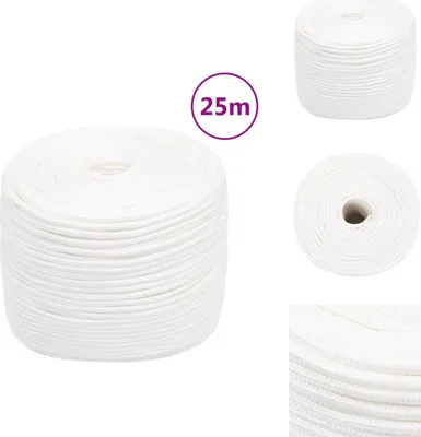 Immagine prodotto di vidaXL Corda da barca bianca 10 mm 25 m in polipropilene - Corde