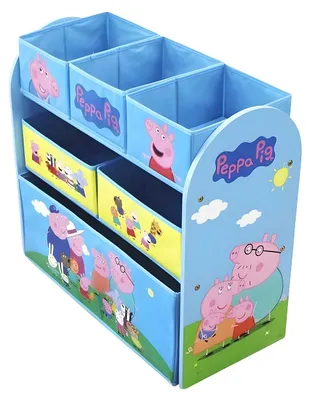 Imagen del producto de Organizador de juguetes de madera Hasbro - Cerdo Peppa