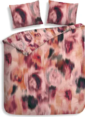 Productafbeelding van Heckett Lane Dekbedovertrek Katoen Clip-Sheared Jolijnn - red 200x200/220cm