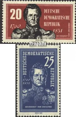 Produktbild von Briefmarken DDR 1960 Mi 793-794 (kompl.Ausg.) postfrisch 200.Geburtstag von Gneisenau