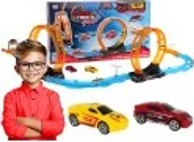 Obrázok produktu pre vEĽKÁ AUTODRÁHA + 2 slučky 25 el. pre deti
