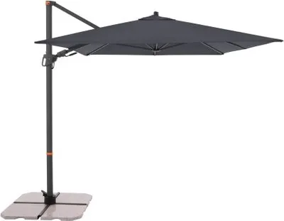 Produktbild von Doppler myZone Sonnenschirm, 320 x 240 cm - Schwenkbarer Garten-Sonnenschirm mit seitlicher Stange: Muster des Stoffes - 840