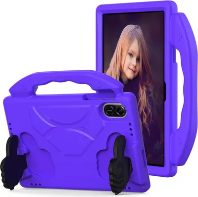 Produktbild von Kinder Schutzhülle für Honor Pad X9 / Pad X8 Pro 11,5" 2023, Leicht EVA-Schaum mit Griff Ständer Hülle Lila