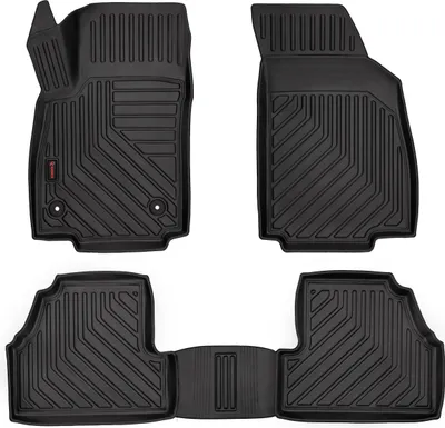Zdjęcie produktu dla Dywaniki samochodowe gumowe 3D do Opel Mokka crossover (2012-2016) - czarne, dopasowane (4 szt.)