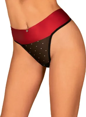 Produktbild von Obsessive - OB Tienesy thong black - red L/XL