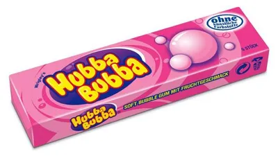 Produktbild von Hubba Bubba Bubble Tape Fancy Fruit extralange Kaugummi Streifen 56g