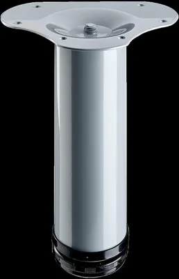 Produktbild von Hettich Möbelfuß / Tischbein Alu-Optik D 60 x 200 mm Belastbarkeit 100 kg