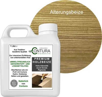 Produktbild von Contura 1 Liter Holzbeize Wasserbeize Möbel Farbe - Alterungsbeize