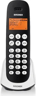 Produktbild von Brondi Adara DECT Telefon Schwarz Weiß Freisprecheinrichtung