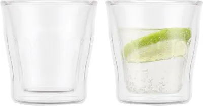 Produktbild von Set mit 2 doppelwandigen espressogläsern 0,09 l Bodum 12414-10