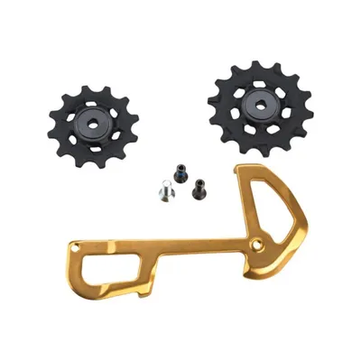 Obrázok produktu pre SRAM 11.7518.077.000 XX1 zadný prevodník s kladkou X-Sync a vnútornou klietkou zlatý Eagle zadný prevodník, zlatý