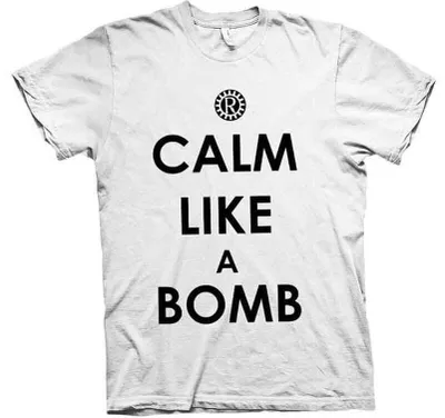 Produktbild von Rage Against The Machine Calm Like A Bomb (Back Print) White L T-Shirt