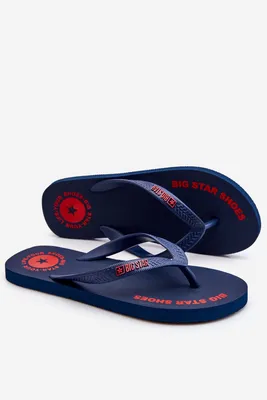 Produktbild von Herren-Flip-Flops Big Star LL174424 Marineblau 41