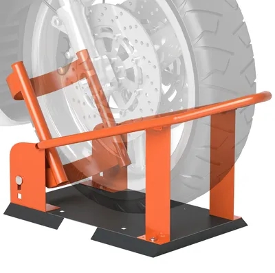 Produktbild von HOMCOM Motorradständer für 15-21", 381-533,4 mm Vorderrad, Motorradwippe