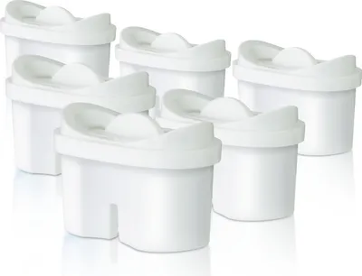 Immagine prodotto di Swan 6 pezzi di cartucce filtranti per acqua identiche a Maxtra compatibili con la caraffa filtrante Brita Maxtra con carbone attivo e anticalcare