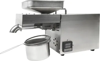Immagine prodotto di Macchina automatica per la pressatura dell'olio, estrattore/espulsore di olio 610 W, spremitura a freddo/caldo, per arachidi, semi e olive, verde chiaro