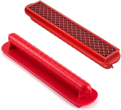 Produktbild von Hot-Dog-Wurstschneider aus Edelstahl, ergonomischer Griff, für Zuhause, Restaurant und Grill