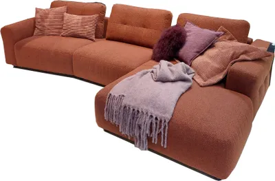 Produktbild von Sofa Nell 147x346 cm schräger 2-Sitzer Loop Rusty