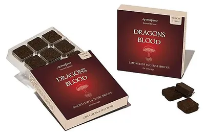 Image de Briques d'encens Aromafume Sang de Dragon --paquet de 3 pièces - 40gr