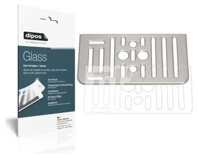 Produktbild von 1x Schutzfolie für SAECO HD8968 Tropfblech - Anti-Shock 9H Folie dipos Glass Kunststoffglas