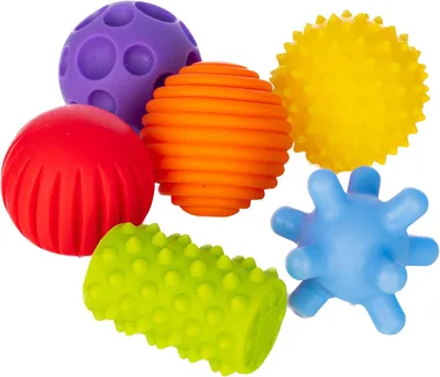 Produktbild von FANCY Baby Sensorik Balls - Babyspielzeug ab 0 3 6 8 Monate, Greifball für Babys, Multi Texturierte Motorikspielzeug, Massagebälle, Mehrere Größen Spi