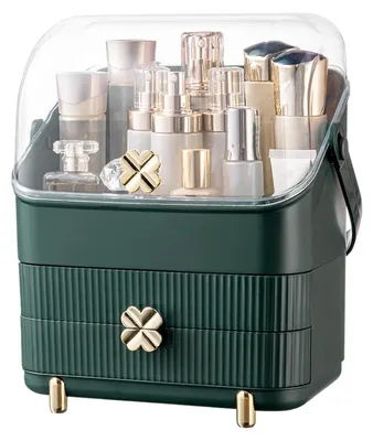 Produktbild von Elzusha – Wasserdichter Make-up-Organizer mit transparentem Deckel