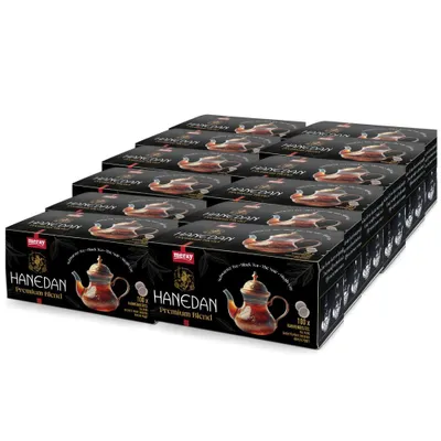 Produktbild von MERAY Hanedan Tea Pads Premium Blend Tee ,Kannenbeutel für Teekannen, 100 Pads/Round Tea Bags x 3 g – 12 Packungen