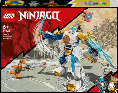 Immagine prodotto di LEGO 71761 NINJAGO Zane's Power-Up Mech EVO, giocattolo per adulti dai 6 anni in su con action figure ninja e serpente