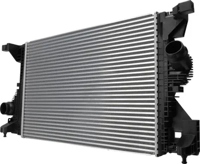 Produktbild von Ladeluftkühler Kühlrippen gelötet Alu 634 x 427 mm HELLA für u.a. MB A-KLASSE