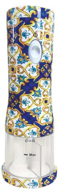 Produktbild von RGV Cheesy Maiolica – kabellose elektrische Tischreibe, 30 W – 3 austauschbare Klingen – wiederaufladbarer Lithium-Akku mit USB-Aufladung
